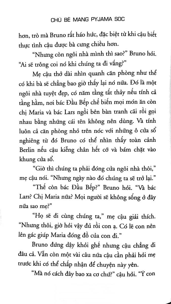 chú bé mang pyjama sọc (tái bản)