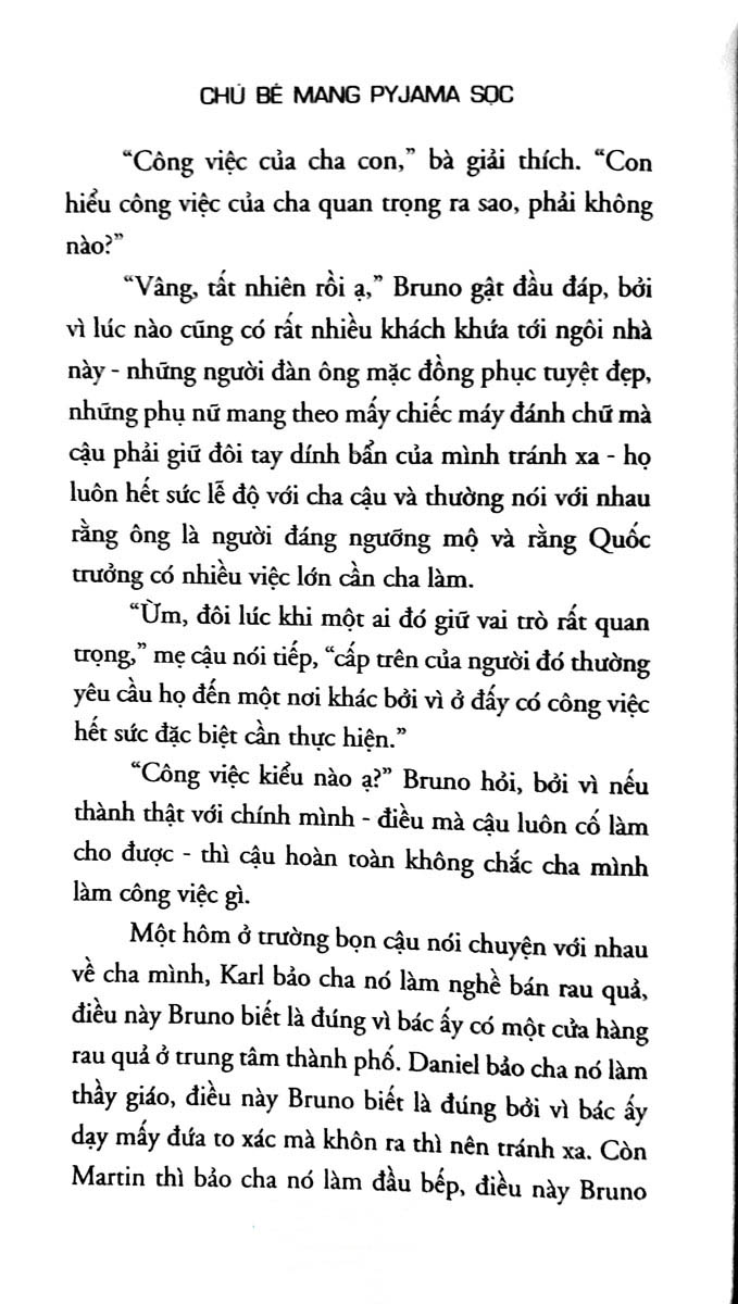 chú bé mang pyjama sọc (tái bản)