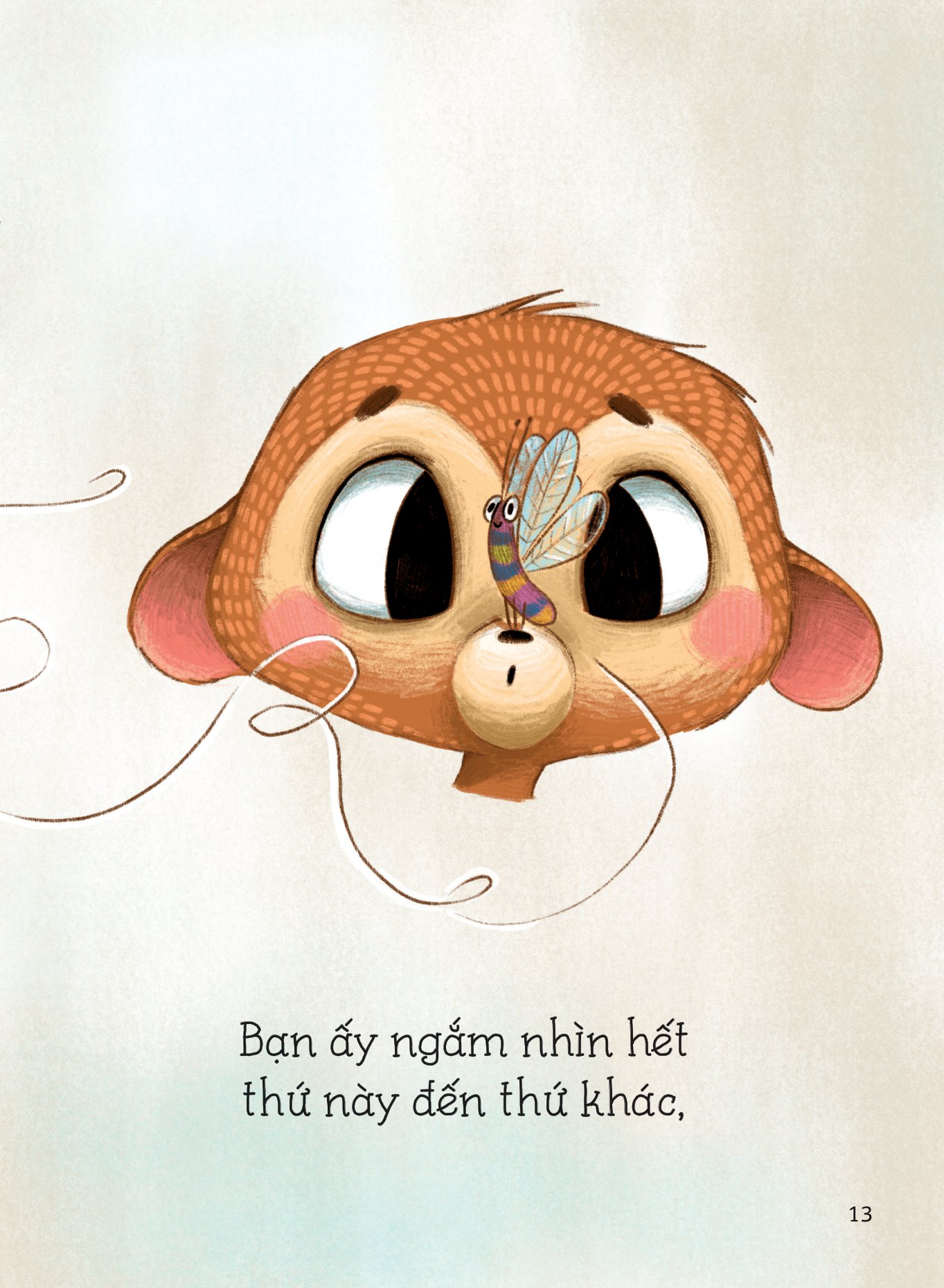 chú khỉ không chịu đi ngủ