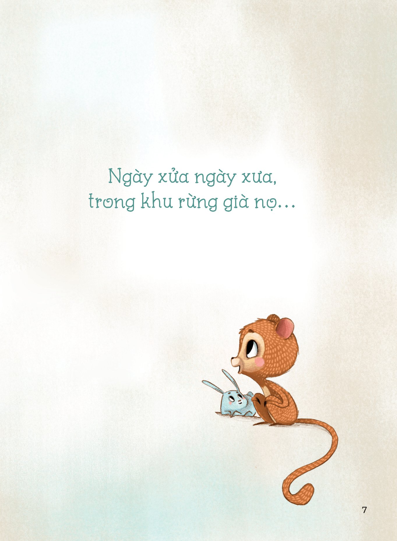 chú khỉ không chịu đi ngủ