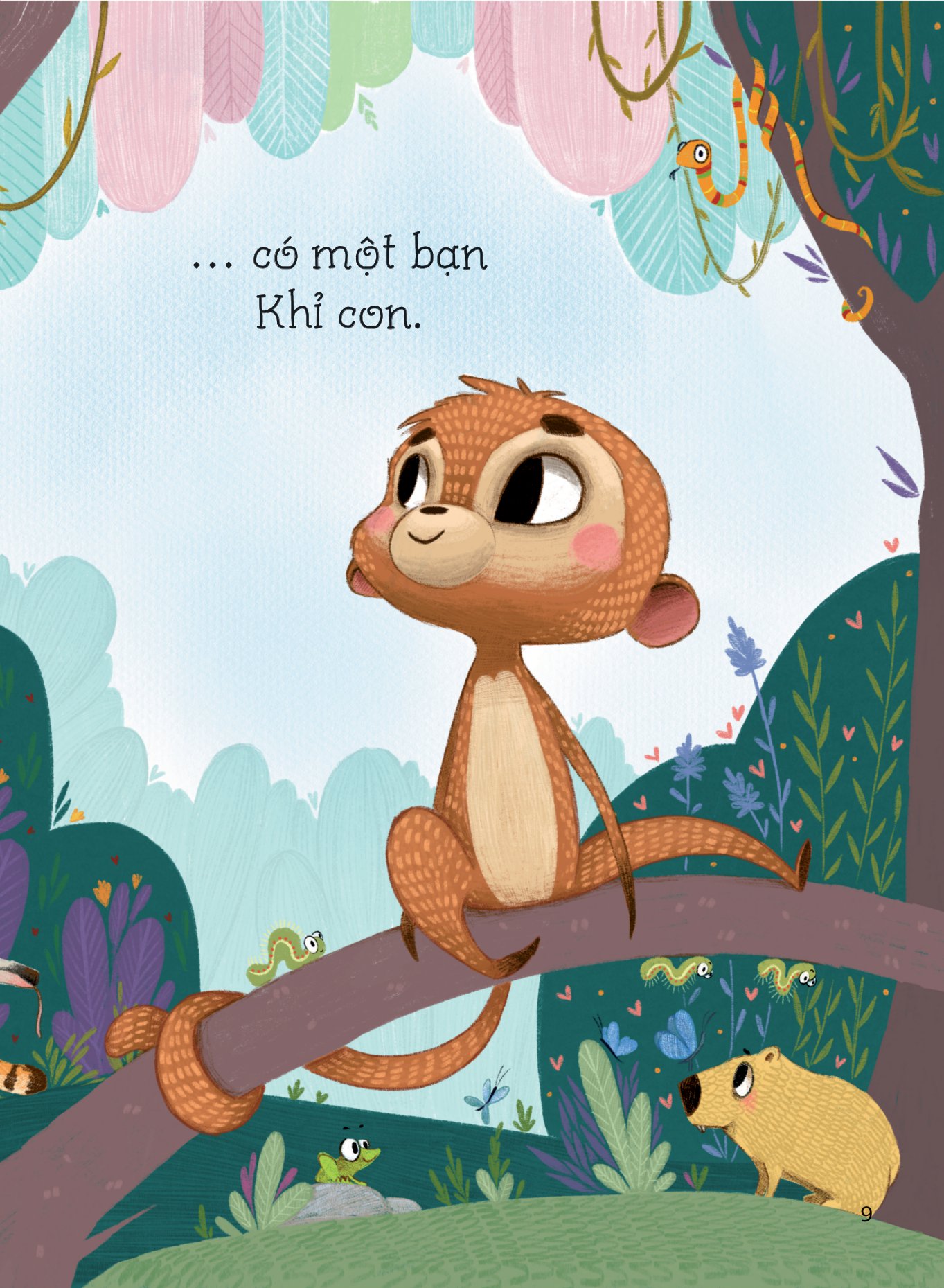 chú khỉ không chịu đi ngủ