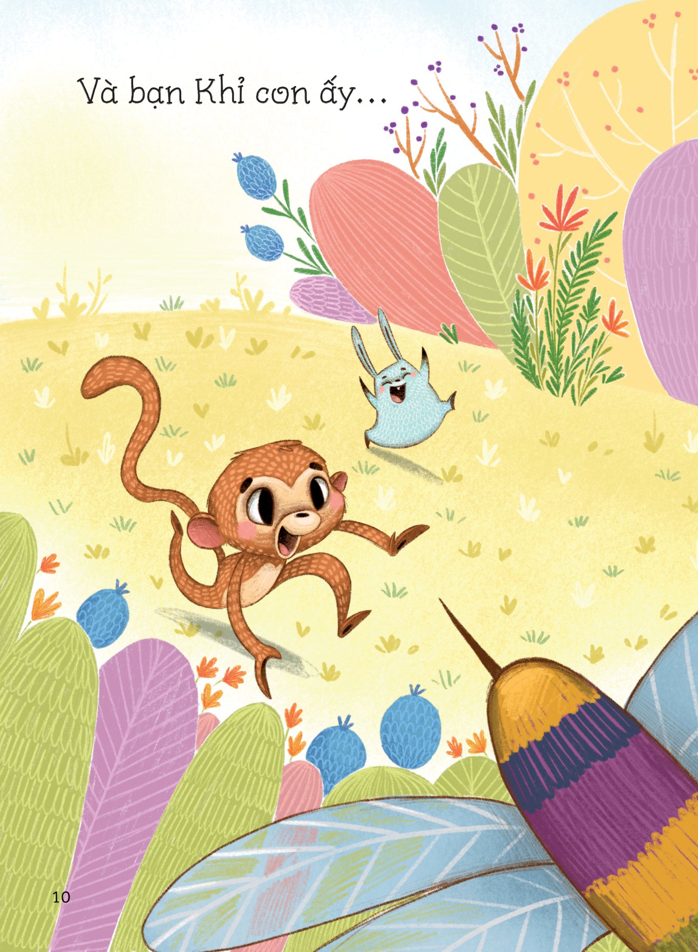 chú khỉ không chịu đi ngủ