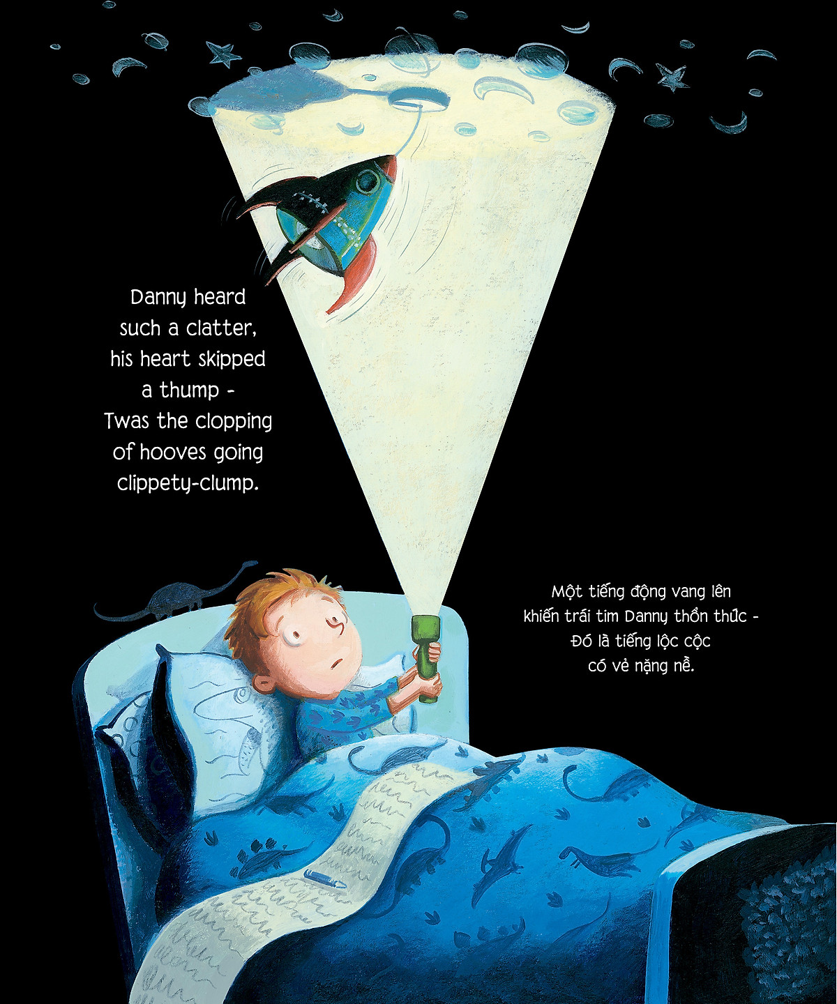 chú khủng long tham ăn: giải cứu giáng sinh – bài học về thói tham lam (song ngữ)