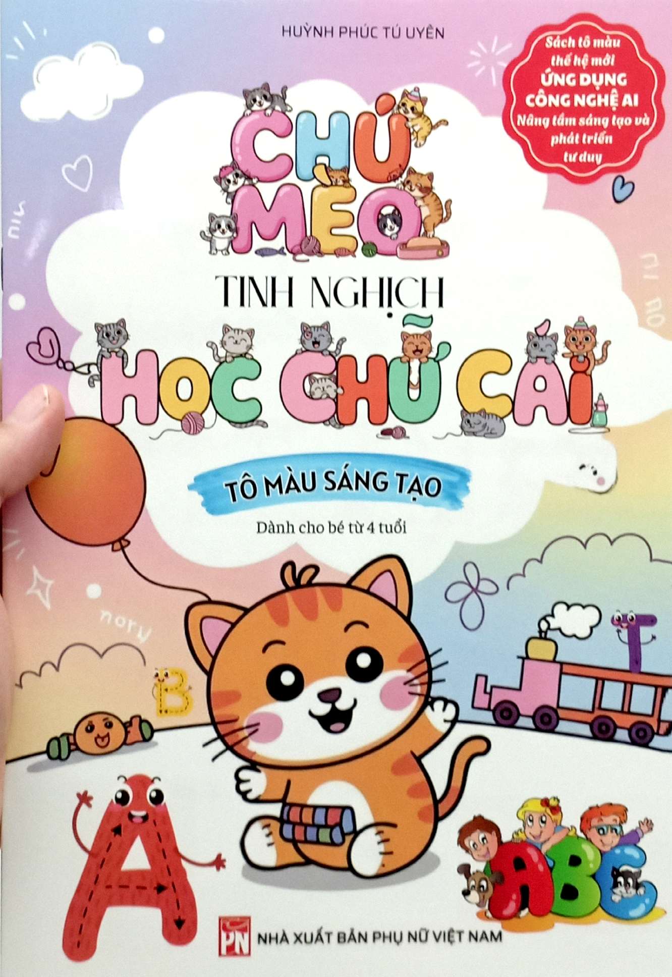 Chu Meo Tinh Nghich Hoc Chu Cai - To Mau Sang Tao - Danh Cho Be 3 Tuoi