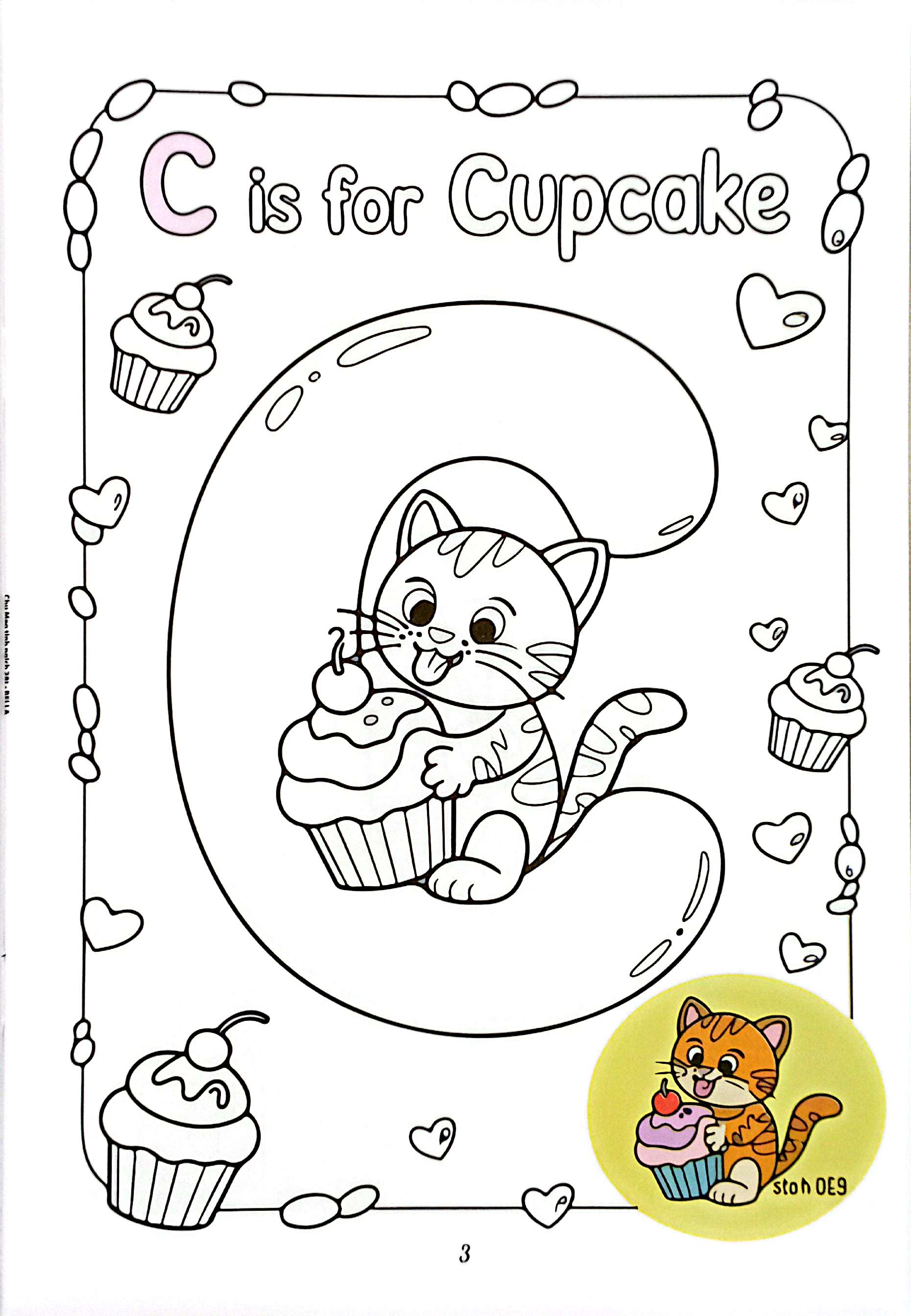 Chu Meo Tinh Nghich Hoc Chu Cai - To Mau Sang Tao - Danh Cho Be 3 Tuoi