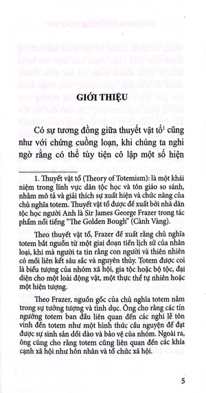 chủ nghĩa totémisme ngày nay