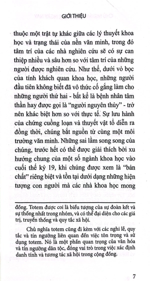 chủ nghĩa totémisme ngày nay