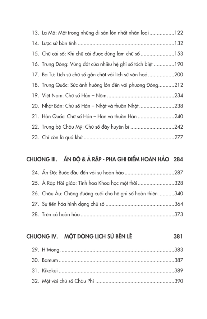 chữ số và thế giới - nguồn gốc bị lãng quên