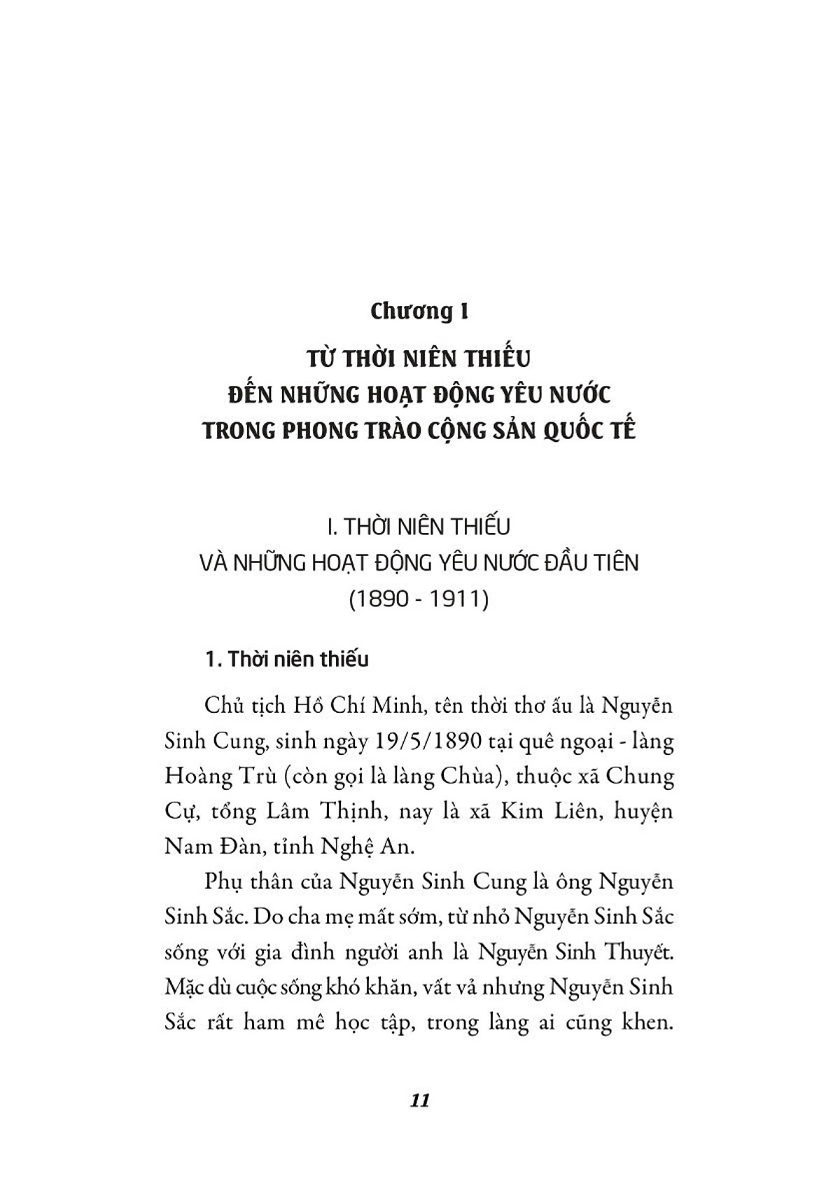 Chu Tich Ho Chi Minh - Tieu Su Va Su Nghiep