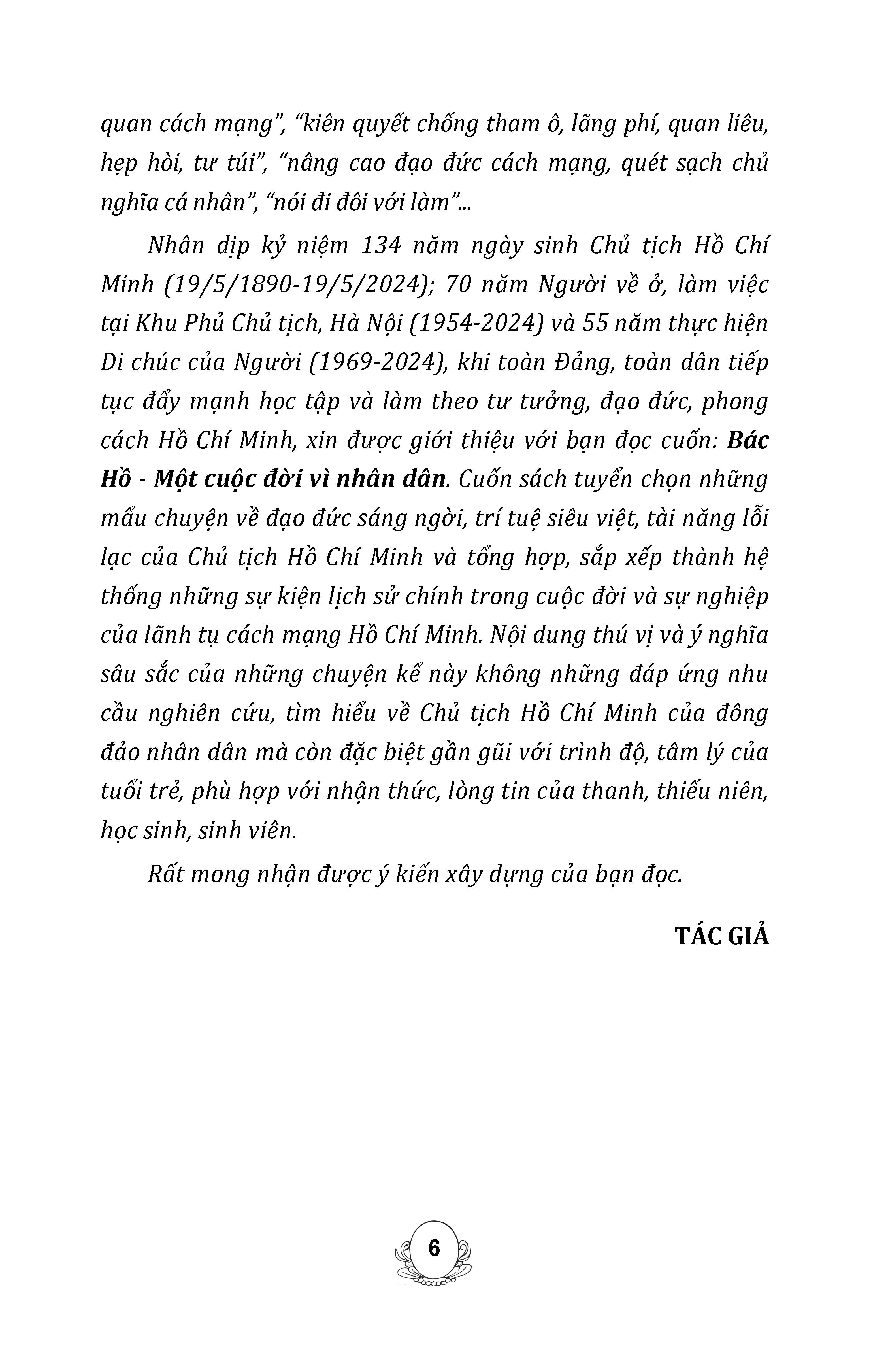 Chủ Tịch Hồ Chí Minh Với Cuộc Hành Trình Của Thời Đại - Bác Hồ, Một Cuộc Đời Vì Nhân Dân
