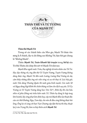 chư tử tinh tuyển - mạnh tử (bìa cứng)