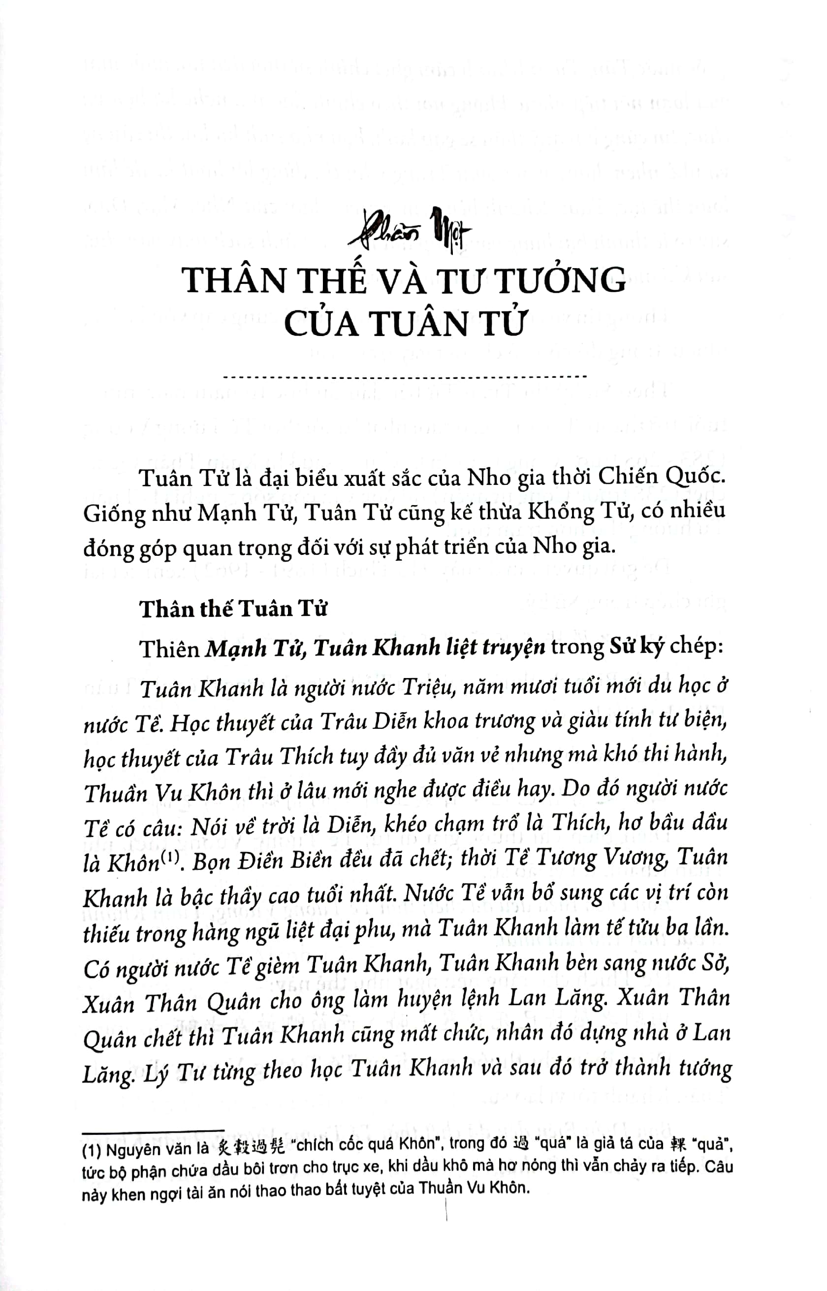 chư tử tinh tuyển - tuân tử (bìa cứng)