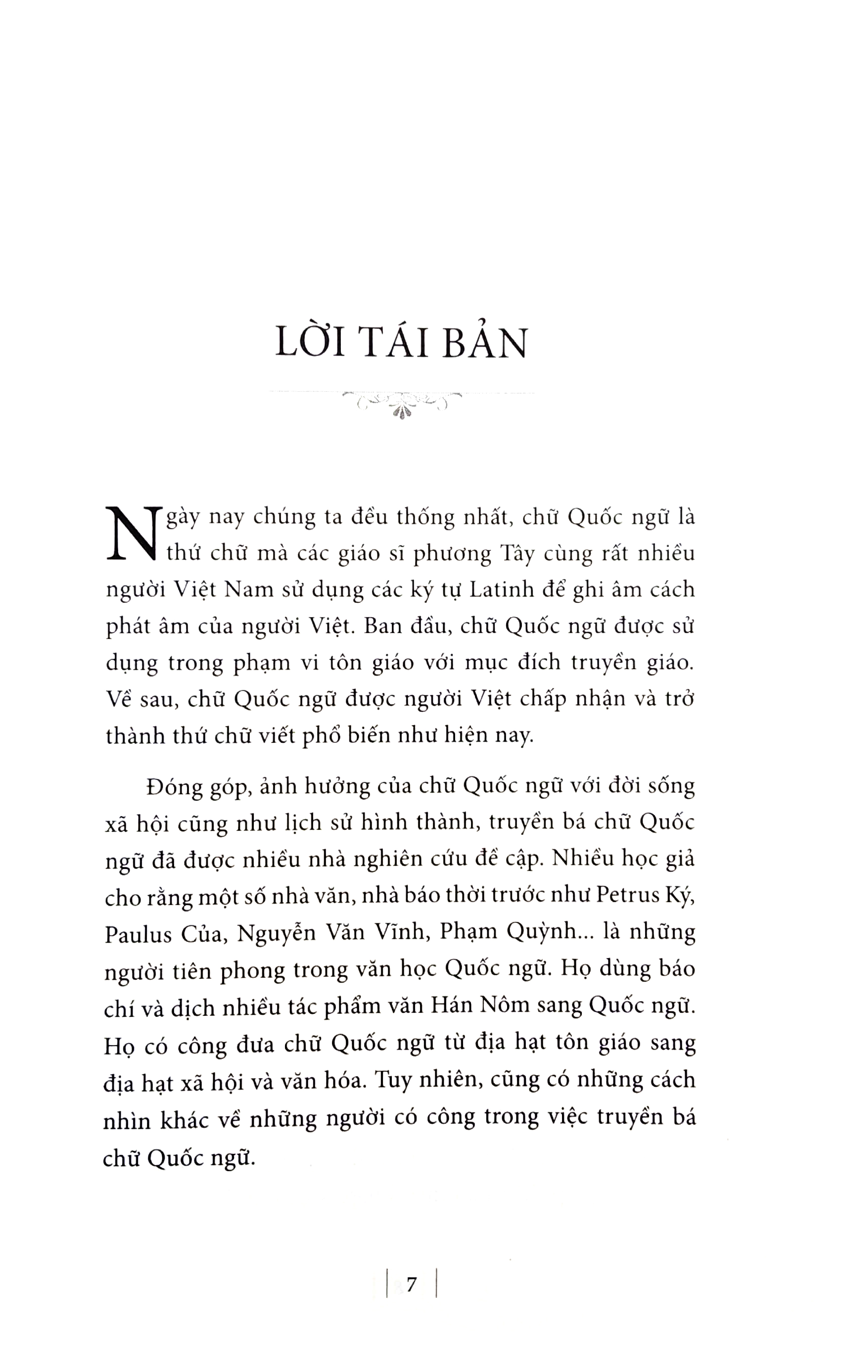 chữ, văn quốc ngữ - thời kì bắc thuộc (tái bản theo bản in năm 1974)