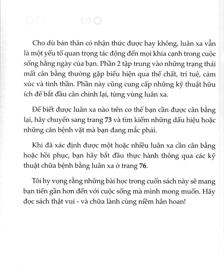 chữa bệnh bằng luân xa - hướng dẫn cơ bản các kĩ thuật tự phục hồi bằng phương pháp cân bằng luân xa (tái bản 2023)