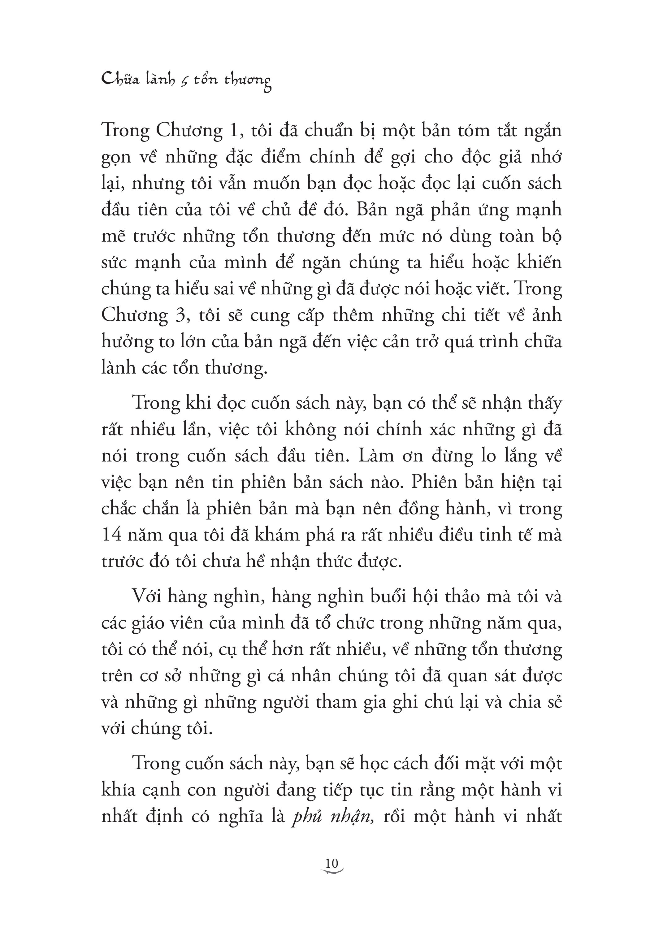 chữa lành 5 tổn thương