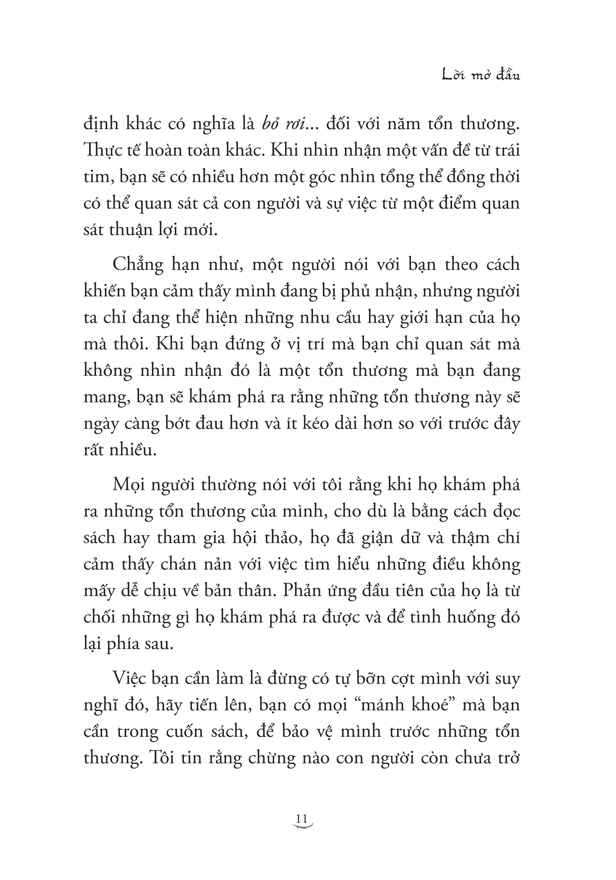 chữa lành 5 tổn thương