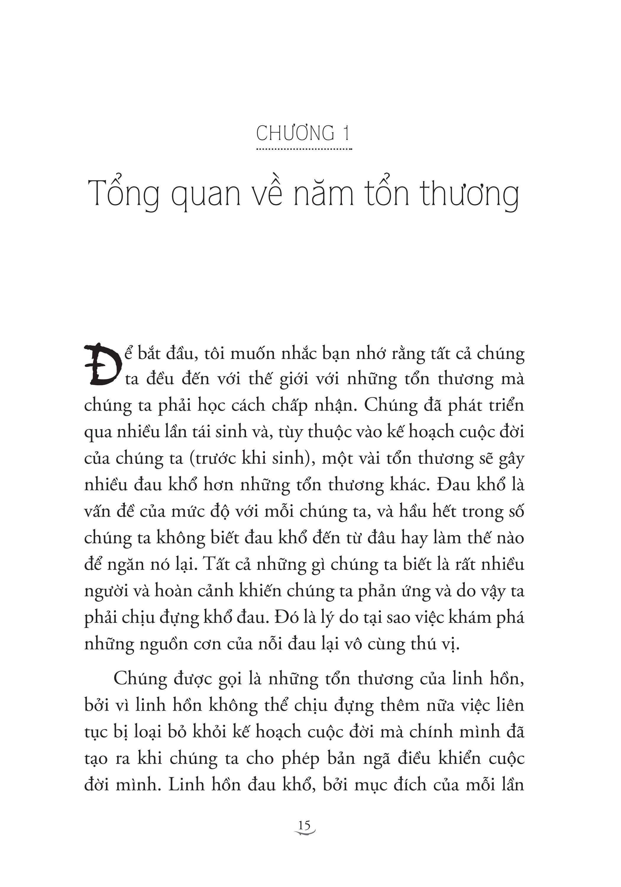 chữa lành 5 tổn thương