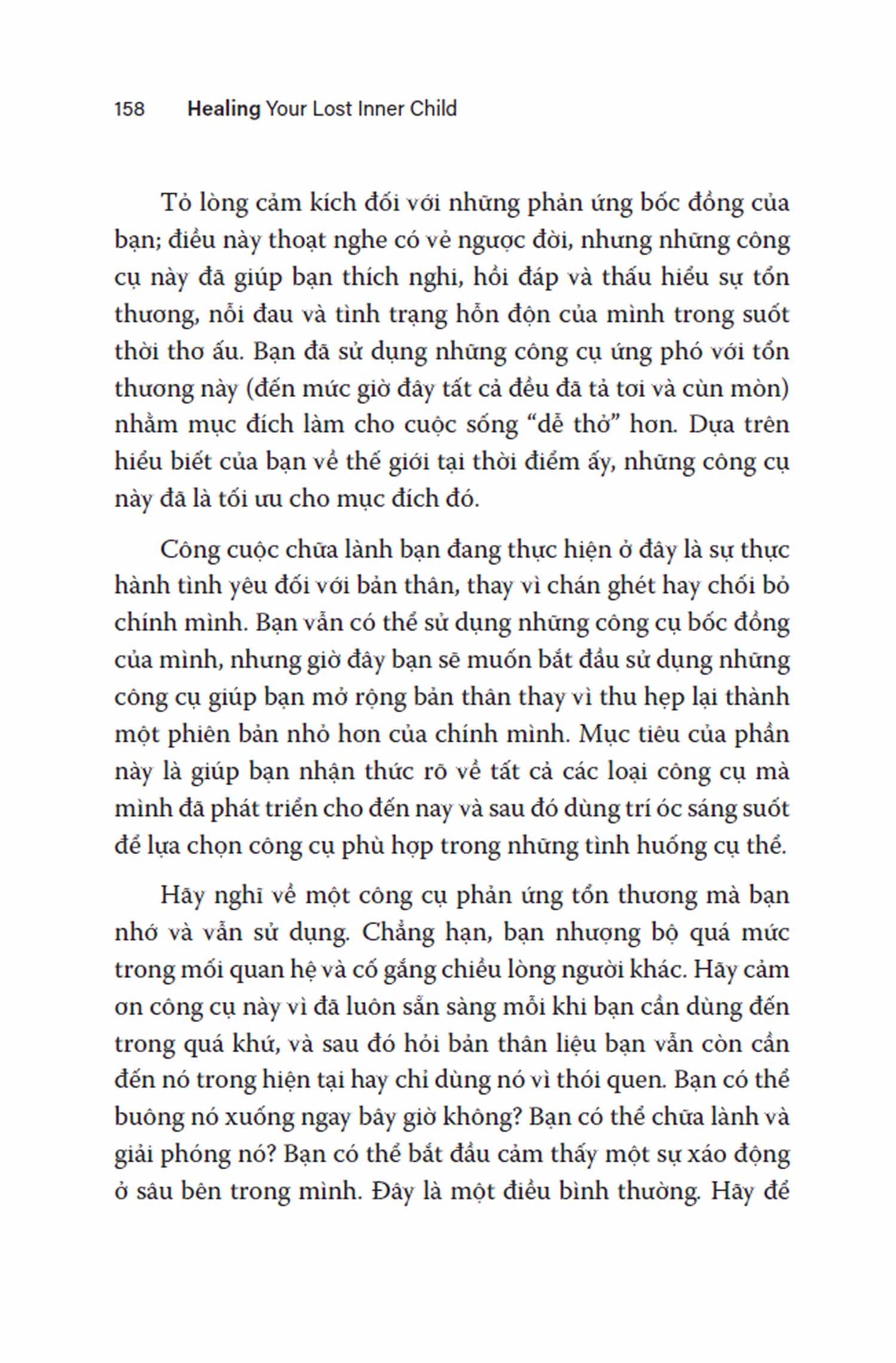 chữa lành đứa trẻ tổn thương bên trong