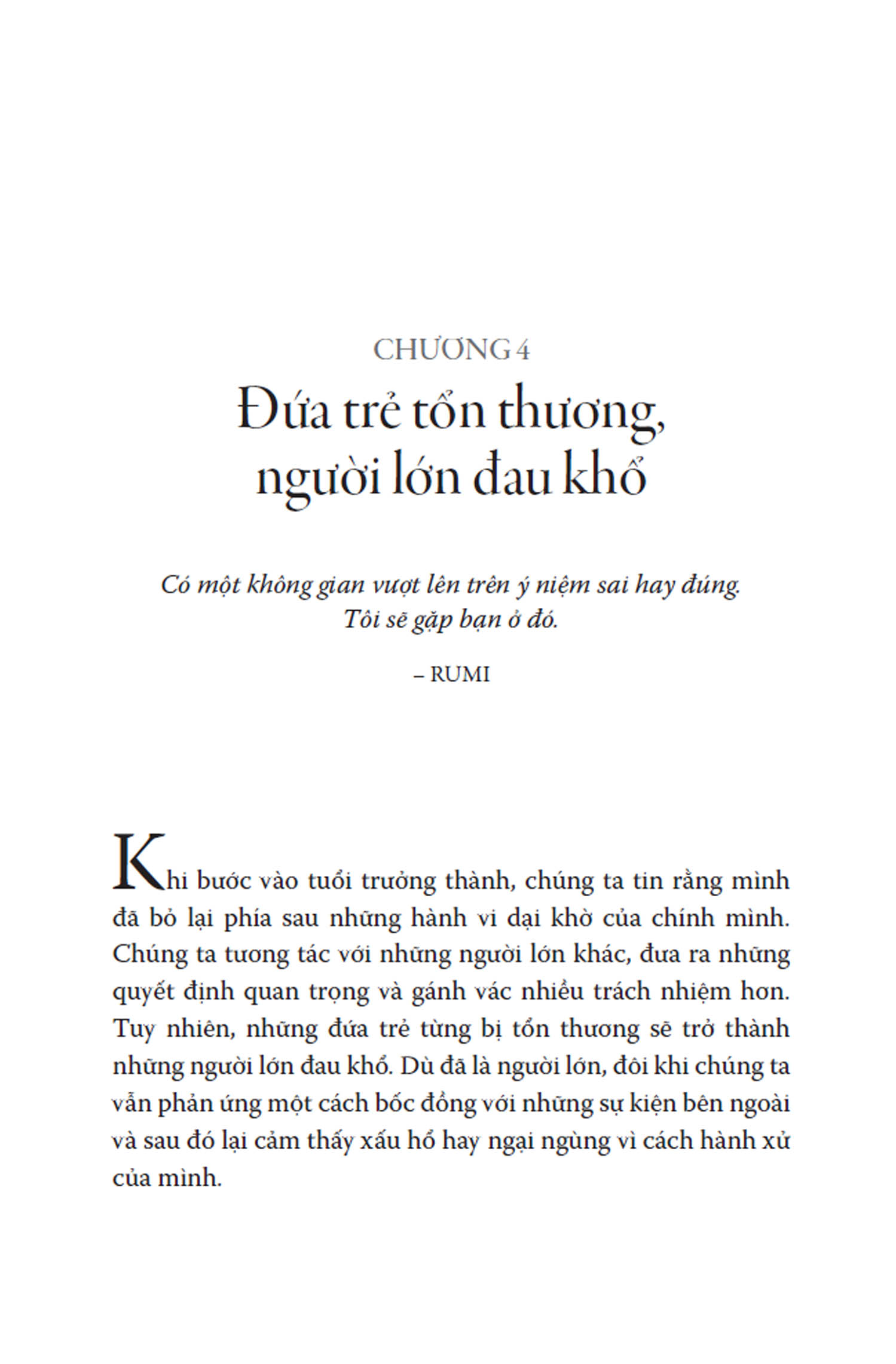 chữa lành đứa trẻ tổn thương bên trong
