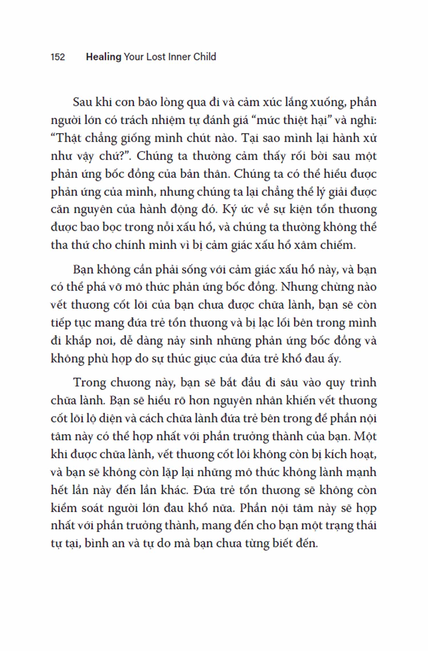 chữa lành đứa trẻ tổn thương bên trong