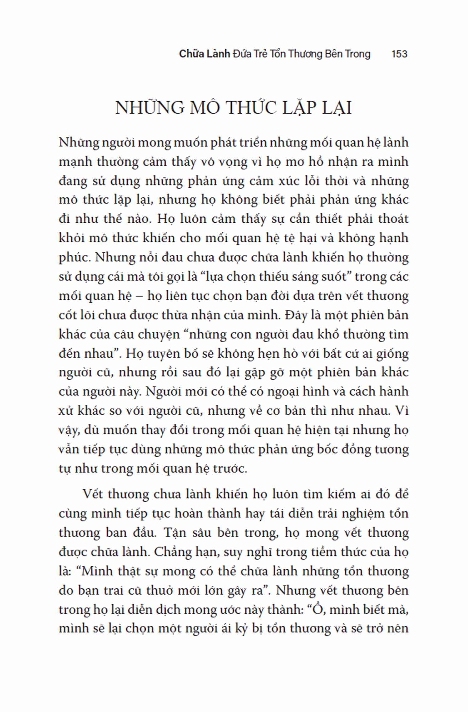 chữa lành đứa trẻ tổn thương bên trong