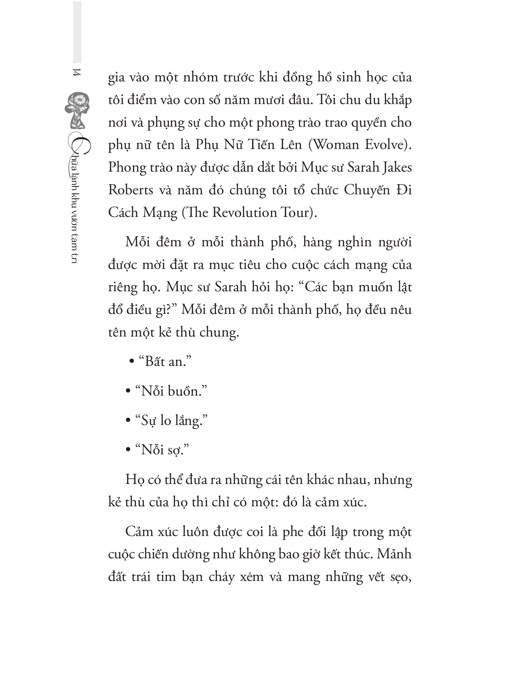 chữa lành khu vườn tâm trí