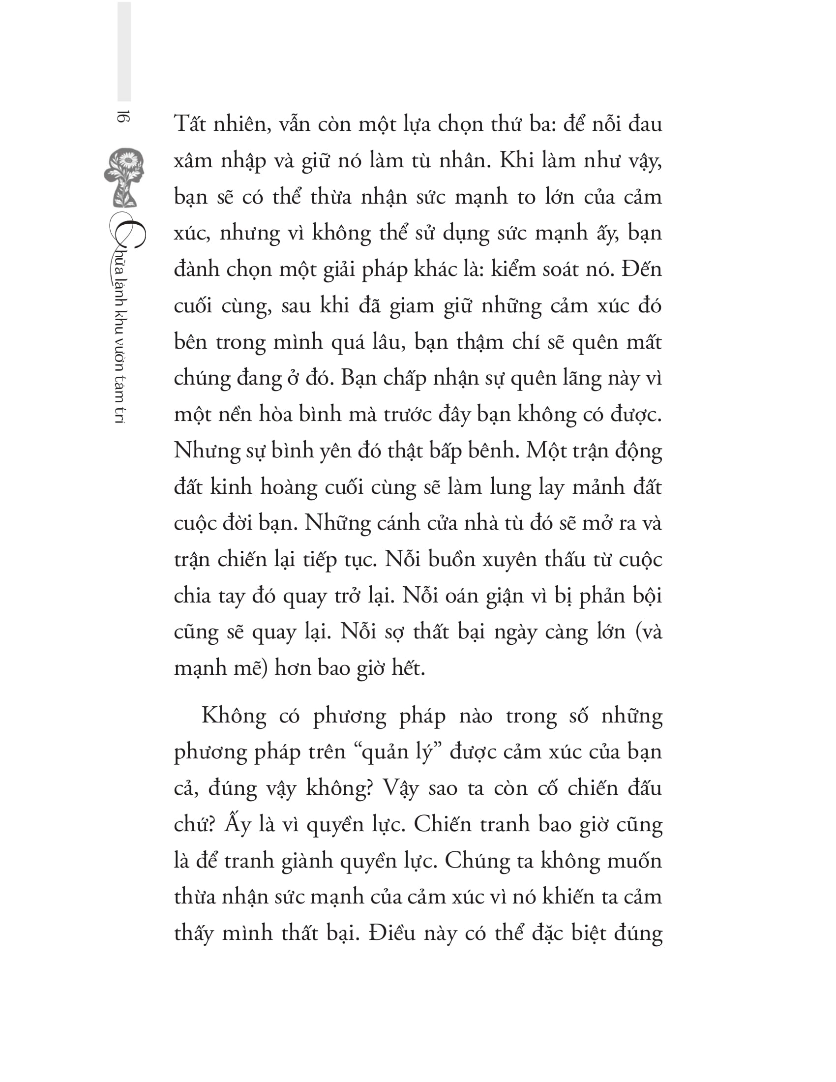 chữa lành khu vườn tâm trí