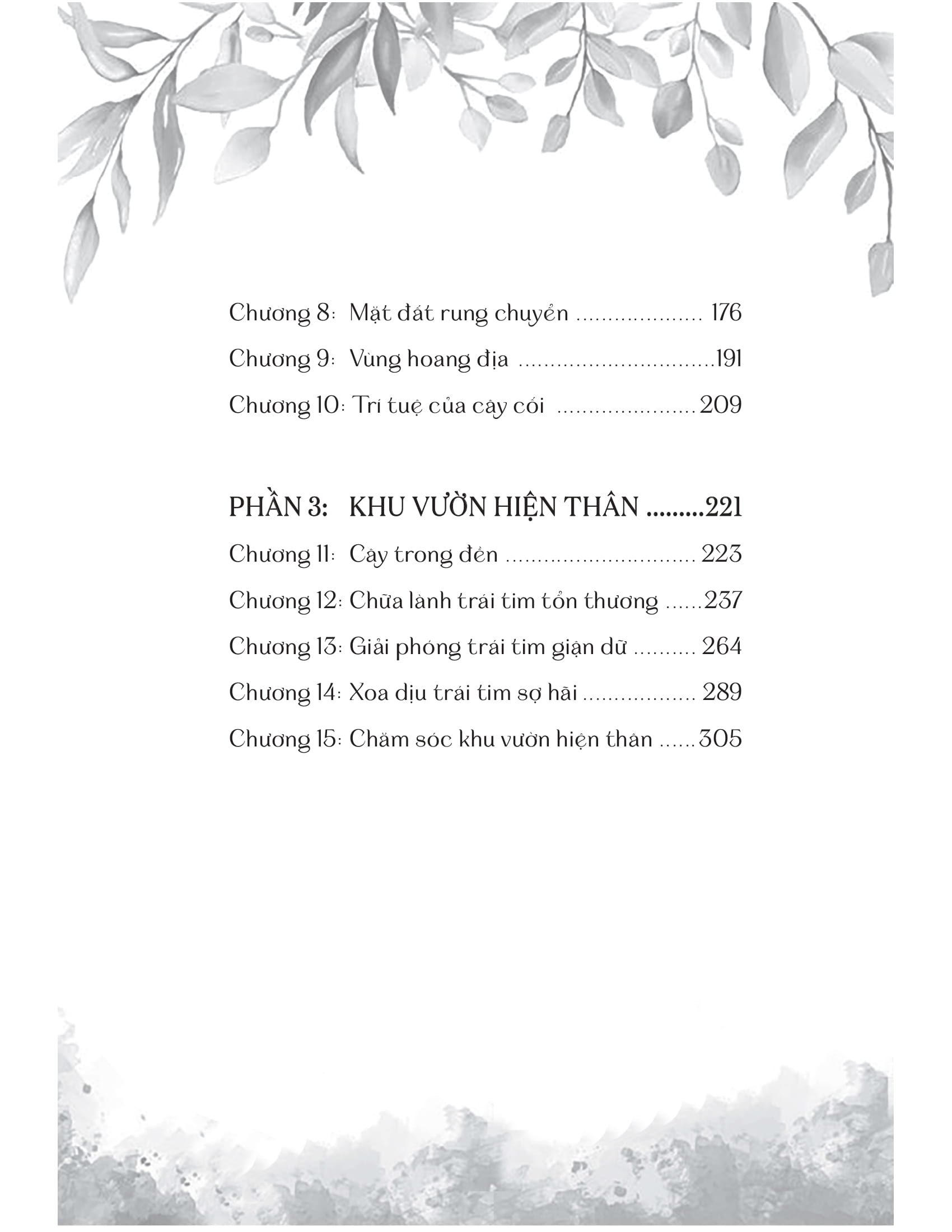 chữa lành khu vườn tâm trí