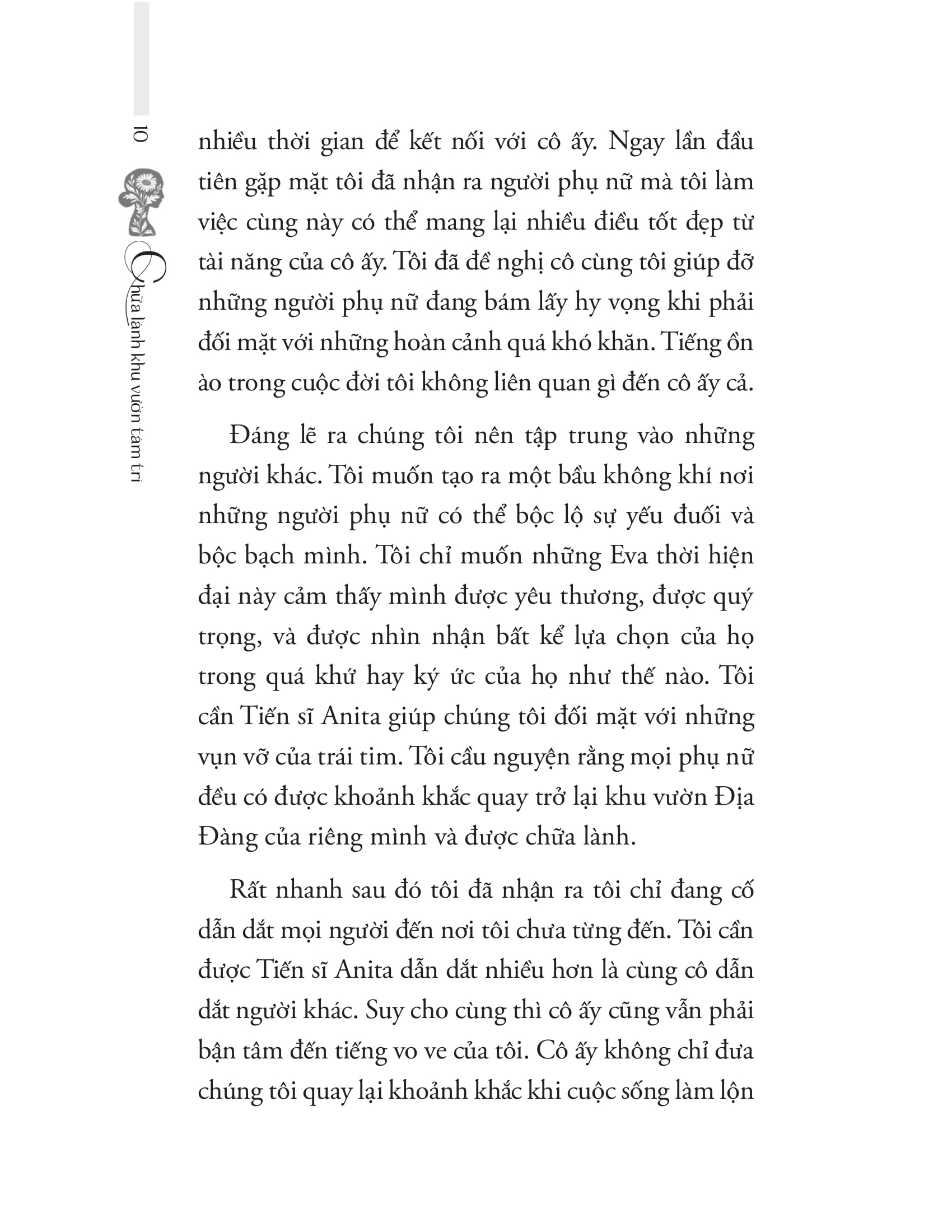 chữa lành khu vườn tâm trí