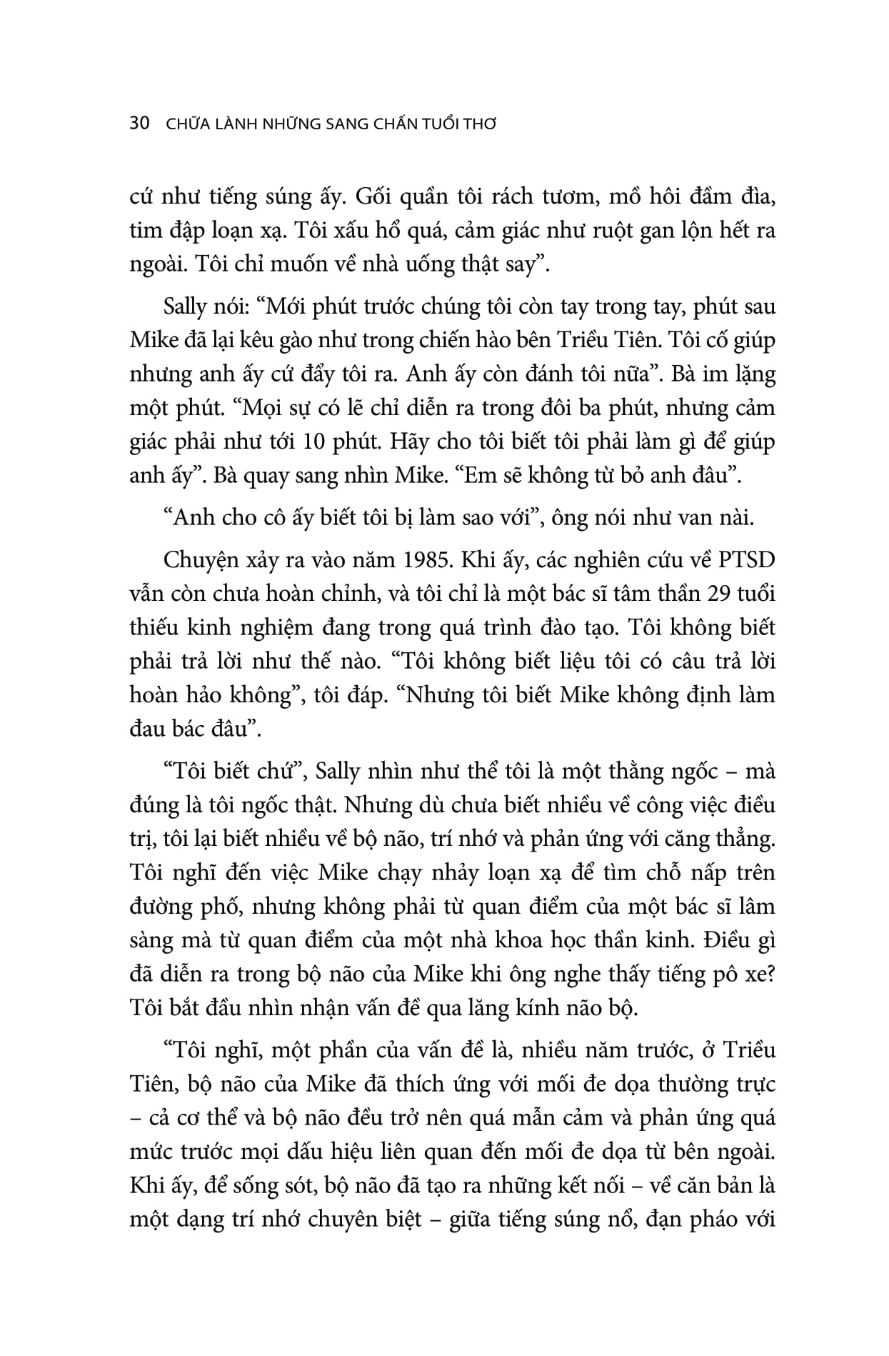 chữa lành những sang chấn tuổi thơ