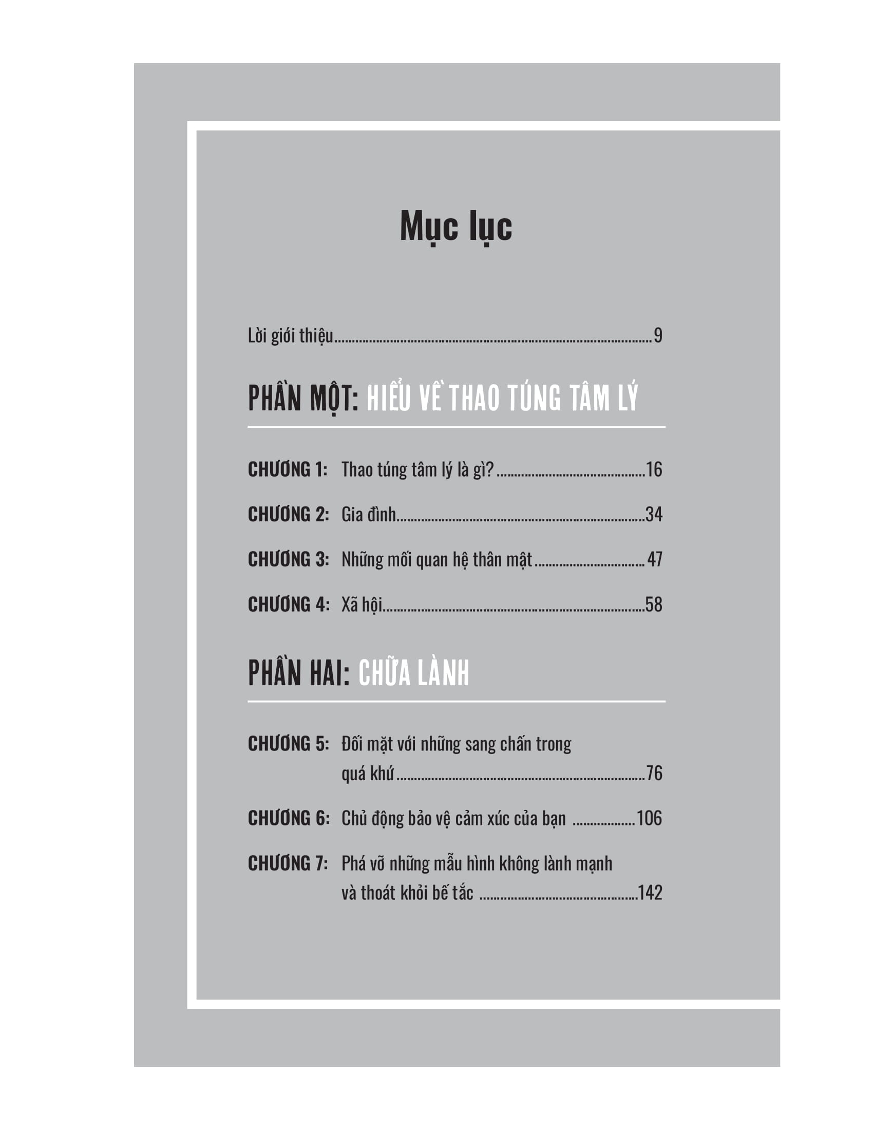 chữa lành tổn thương hậu thao túng tâm lý