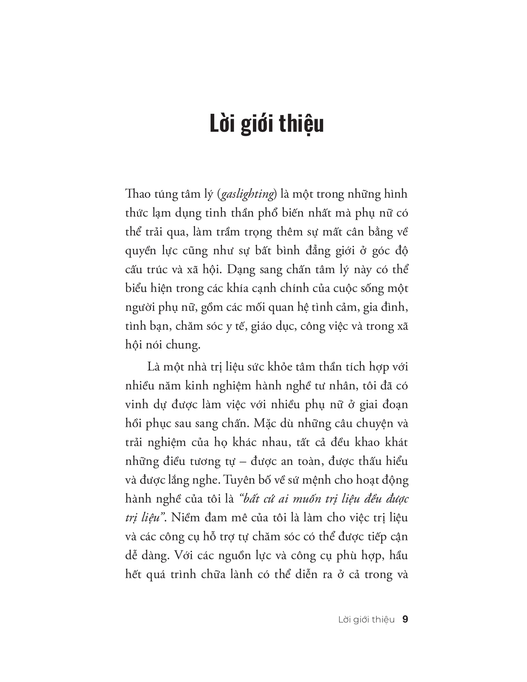 chữa lành tổn thương hậu thao túng tâm lý