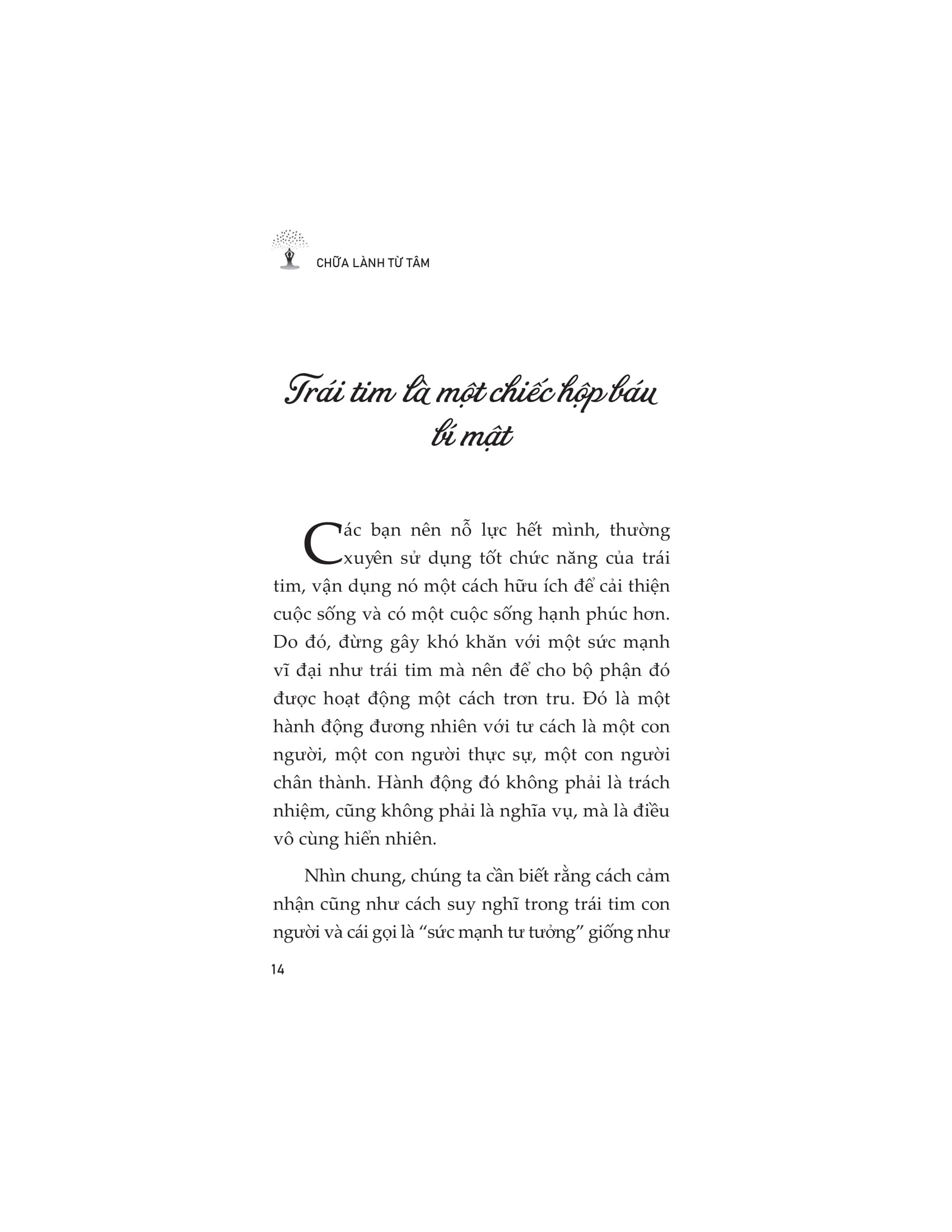 chữa lành từ tâm