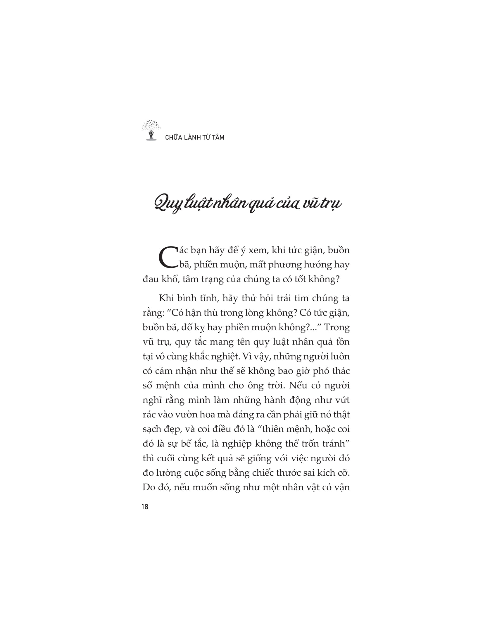 chữa lành từ tâm