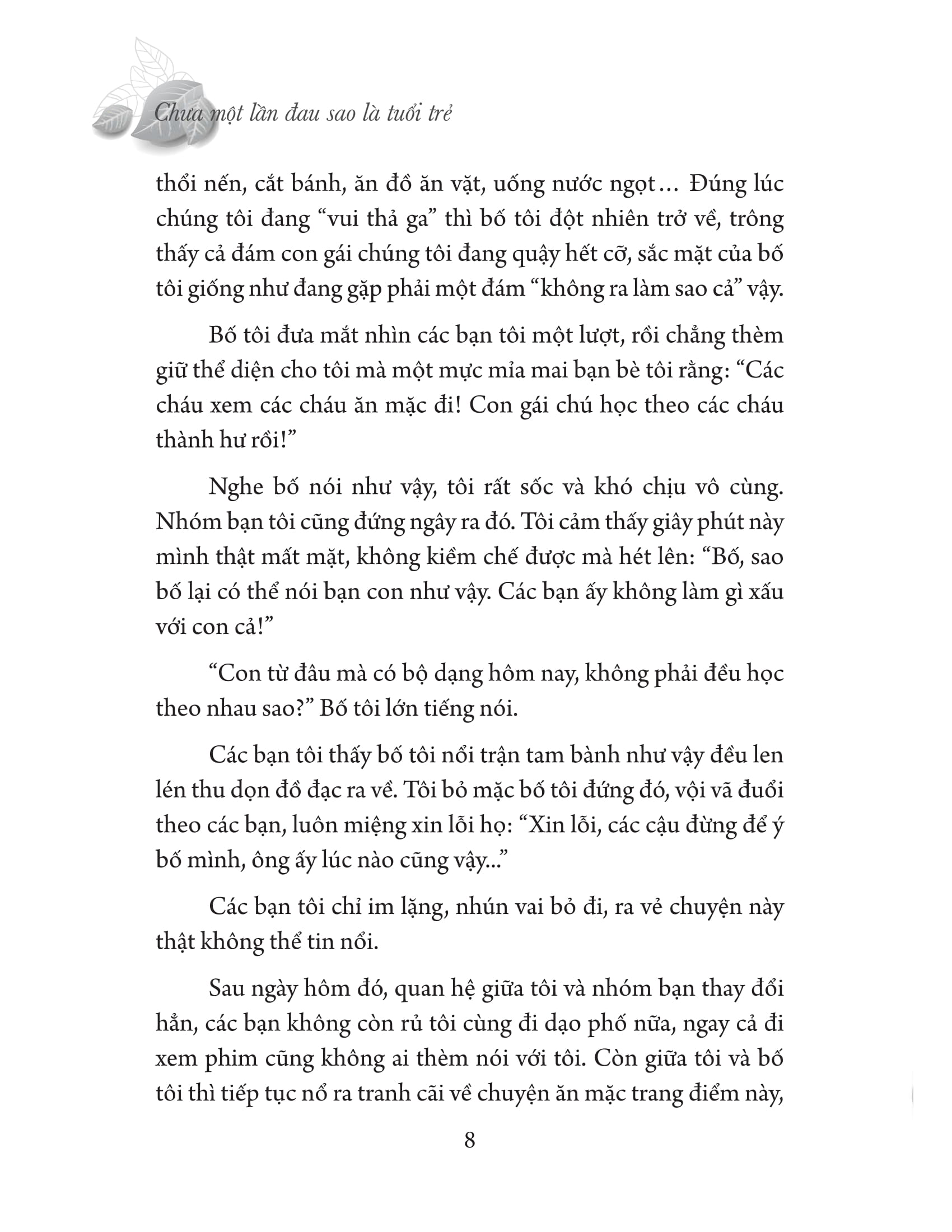 chưa một lần đau sao là tuổi trẻ