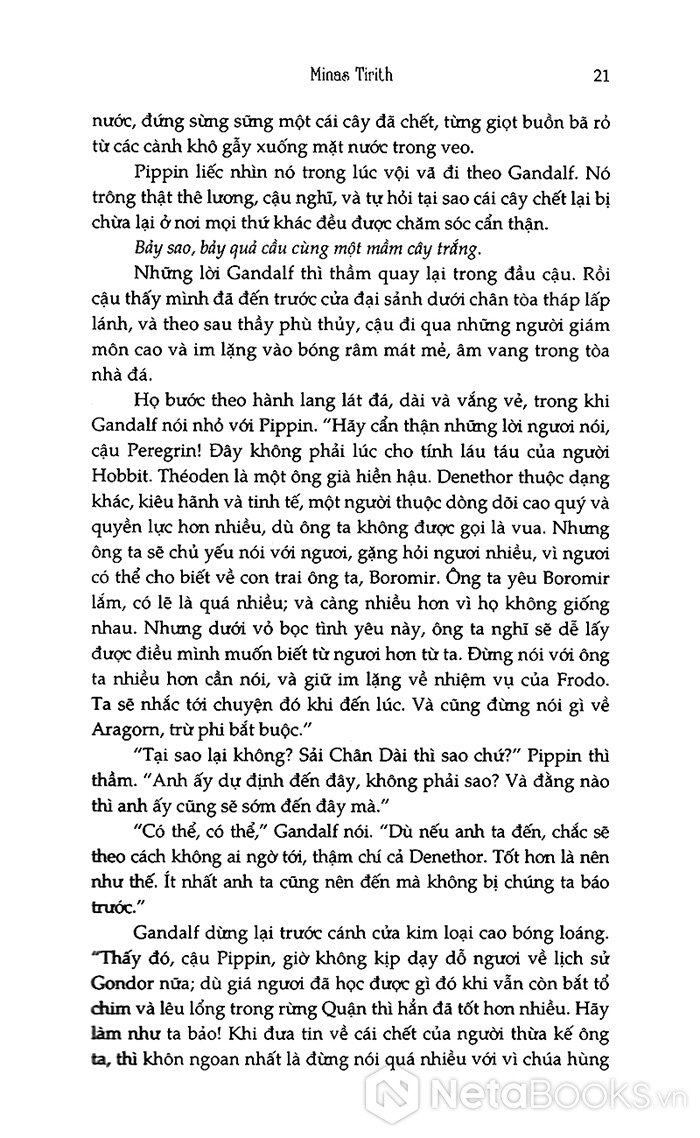 chúa tể những chiếc nhẫn - nhà vua trở về (tái bản 2021)