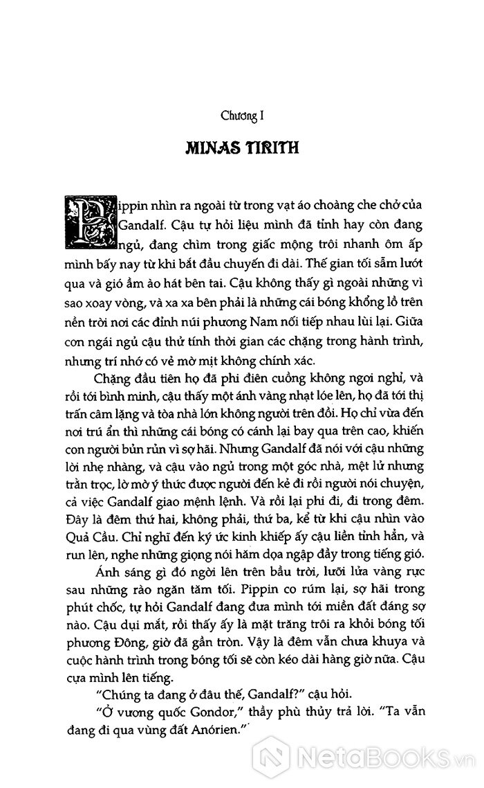 chúa tể những chiếc nhẫn - nhà vua trở về (tái bản 2021)