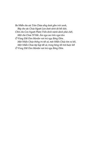 chúa tể những chiếc nhẫn - tập 1 - đoàn hộ nhẫn (tái bản 2025)