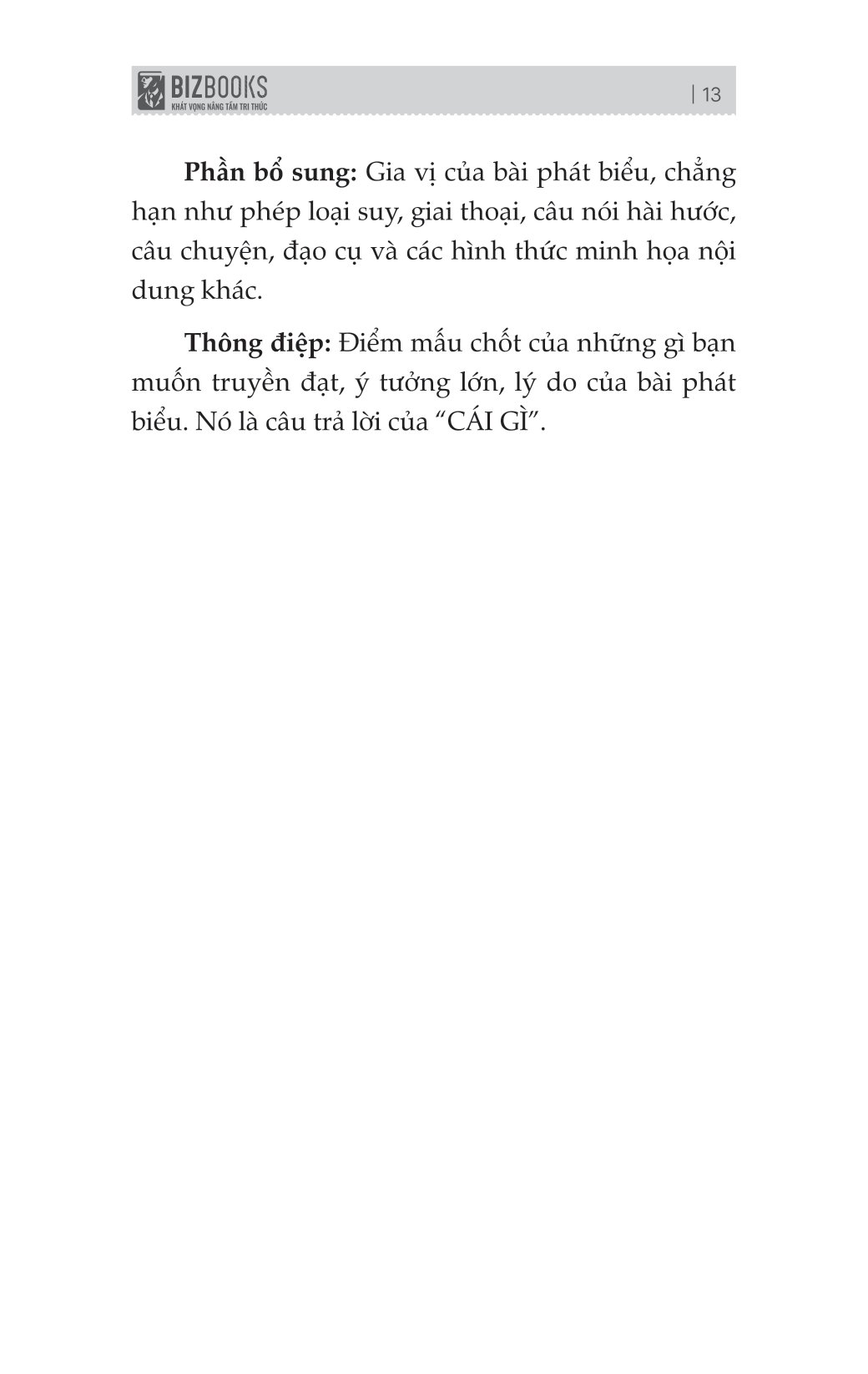 chuẩn bị bài nói chuyện từ trang giấy trắng