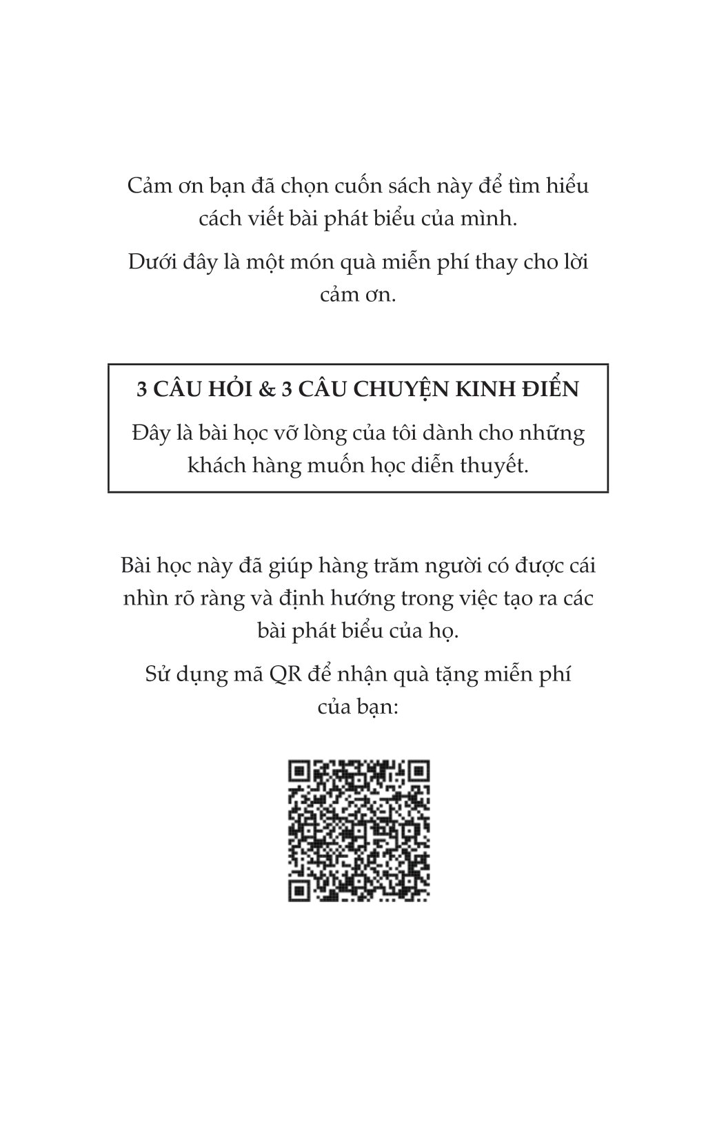 chuẩn bị bài nói chuyện từ trang giấy trắng