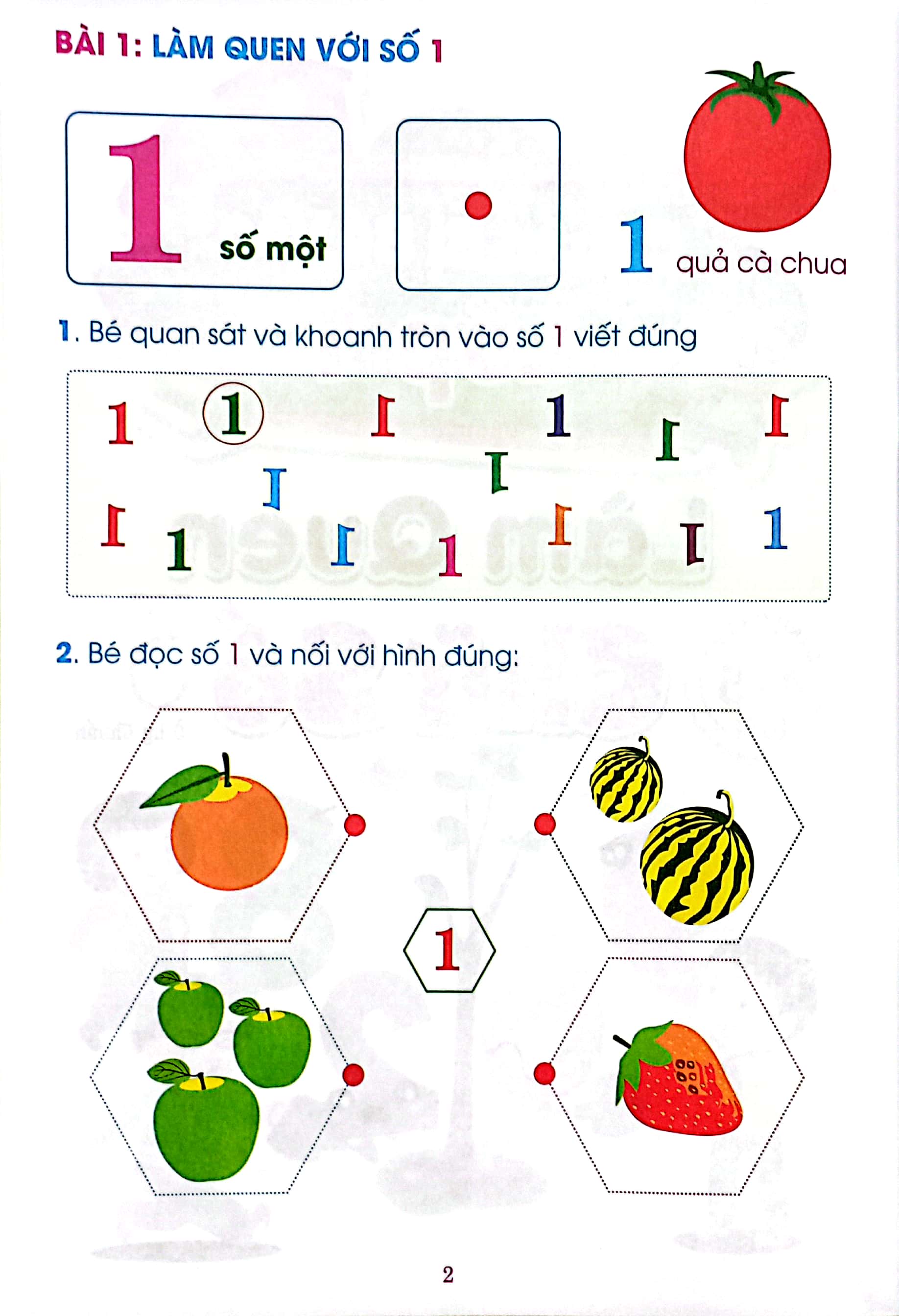 chuẩn bị bé vào lớp 1 - làm quen chữ số (dành cho bé 4-5 tuổi)