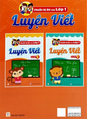 chuẩn bị bé vào lớp 1 - luyện viết - quyển 1