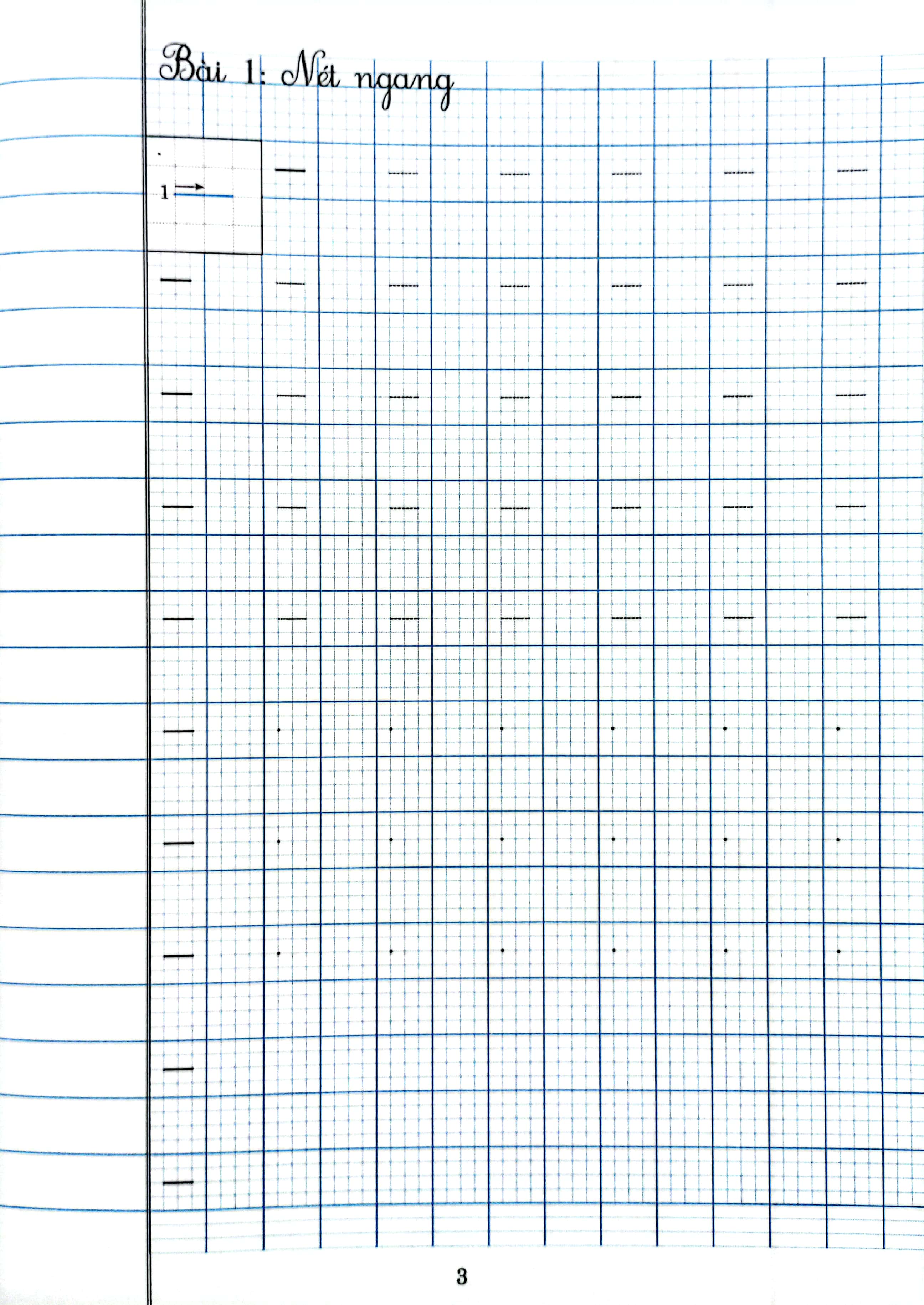 chuẩn bị bé vào lớp 1 - nét cơ bản (dành cho bé 4-5 tuổi)