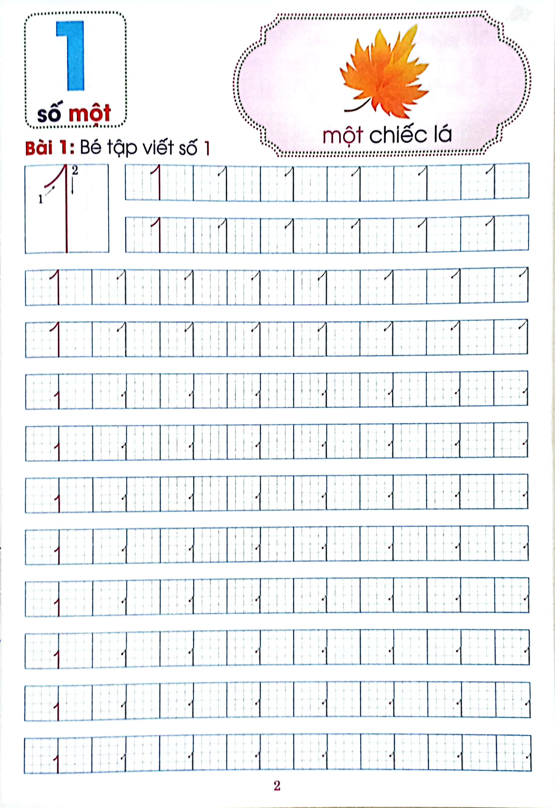 chuẩn bị bé vào lớp 1 - tập đếm và tô chữ số (dành cho bé 4-5 tuổi)