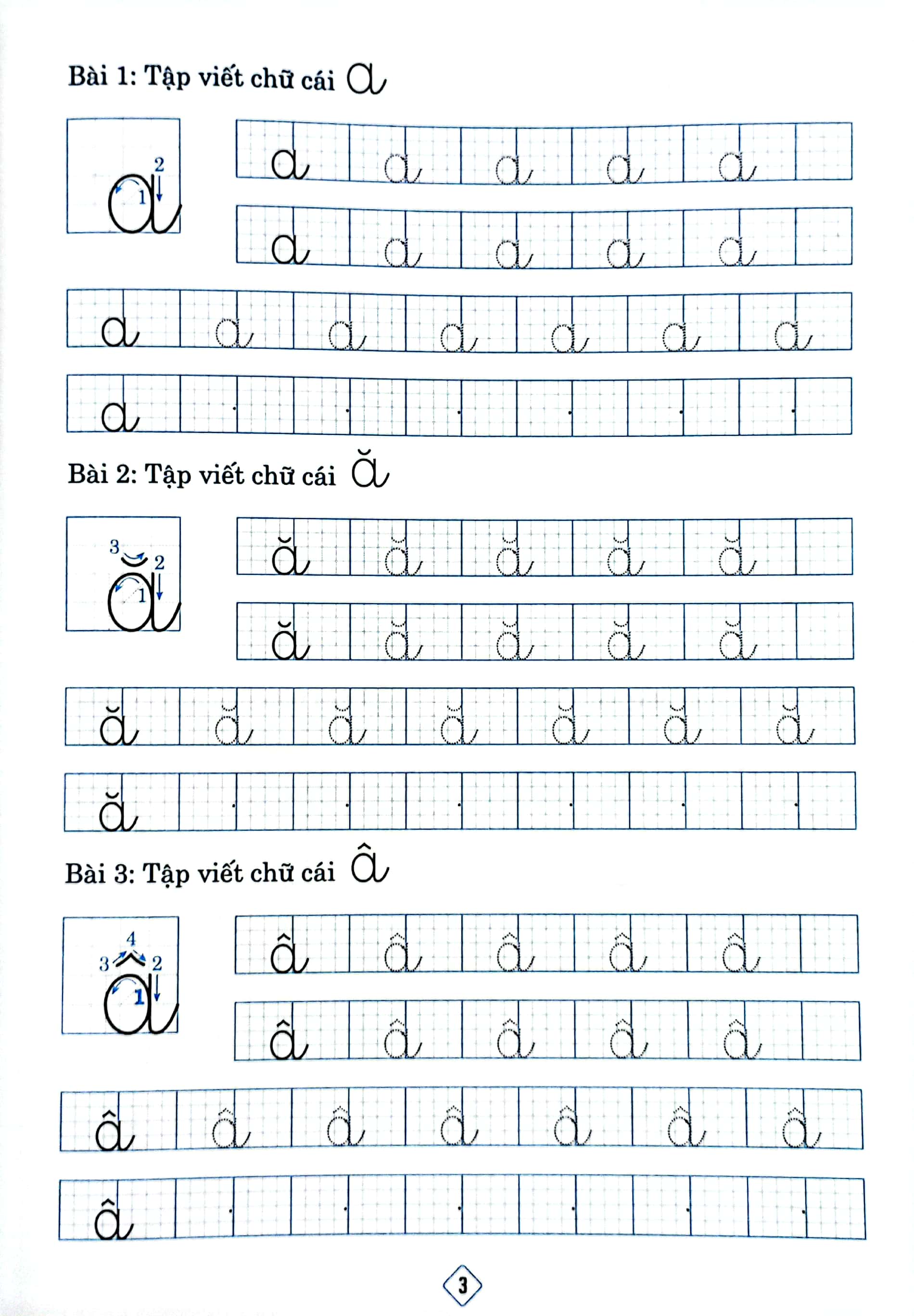 chuẩn bị bé vào lớp 1 - tô chữ thường (dành cho bé 4-5 tuổi)