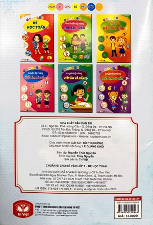 chuẩn bị cho bé vào lớp 1 - bé học toán