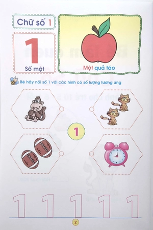 chuẩn bị cho bé vào lớp 1: bé làm quen chữ số (dành cho trẻ mẫu giáo)