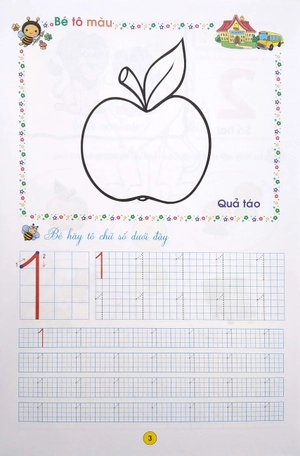 chuẩn bị cho bé vào lớp 1: bé làm quen chữ số (dành cho trẻ mẫu giáo)