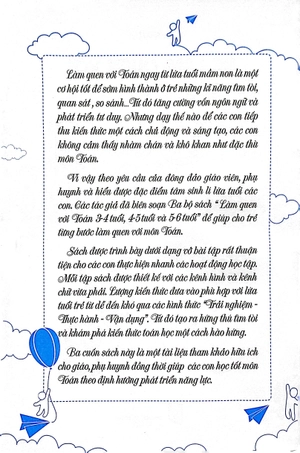 chuẩn bị cho bé vào lớp 1 - bé làm quen với toán 3-4 tuổi