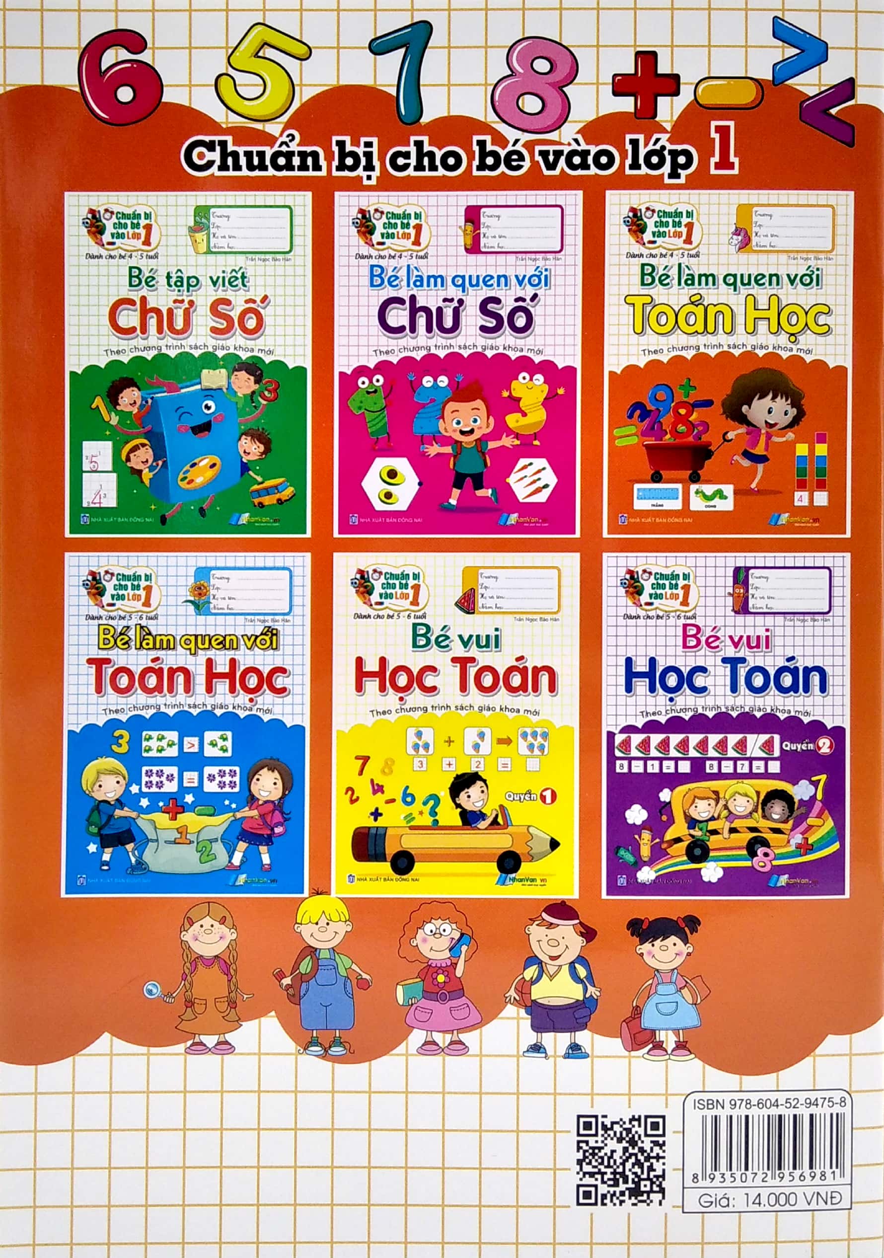 chuẩn bị cho bé vào lớp 1 - bé làm quen với toán học (tái bản)